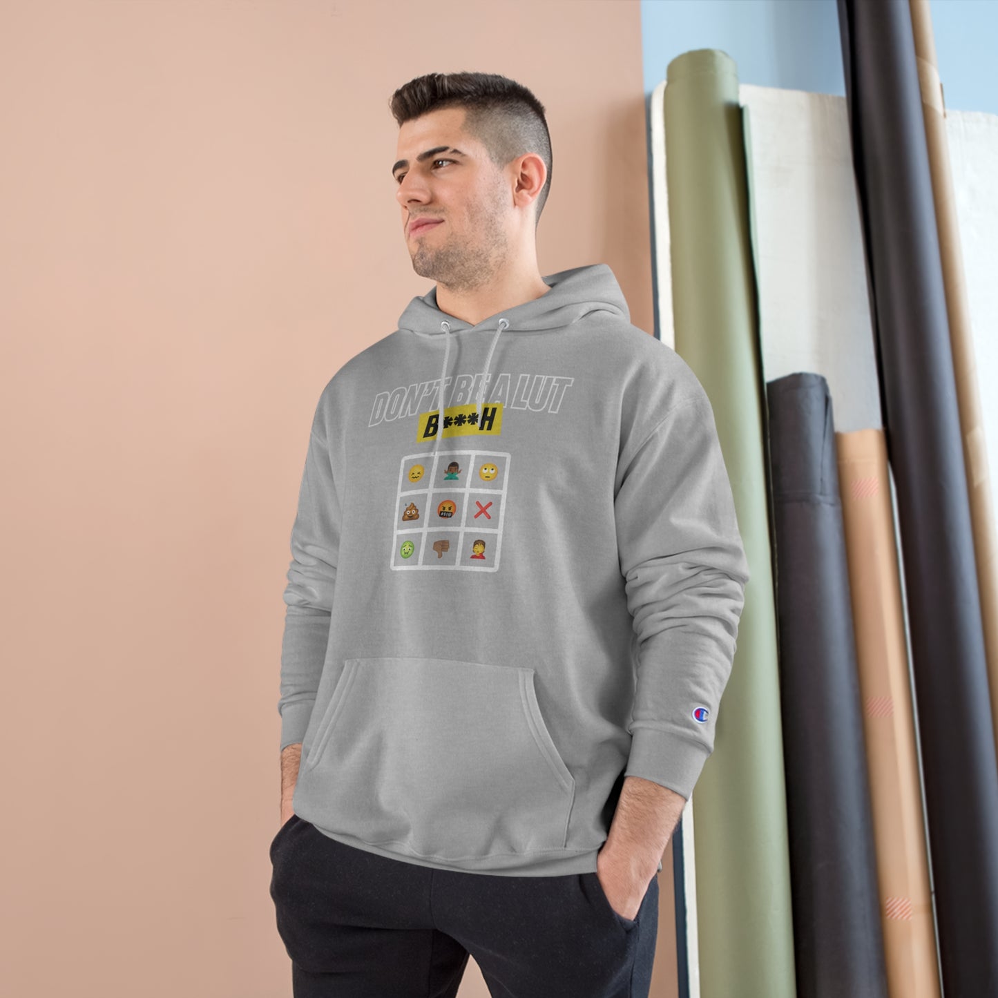 Lut B Emojis Champion Hoodie
