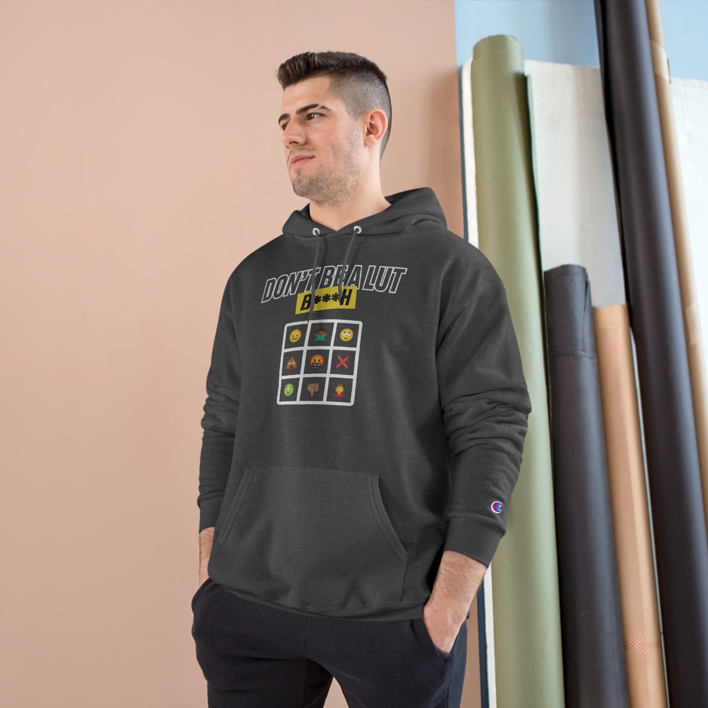 Lut B Emojis Champion Hoodie