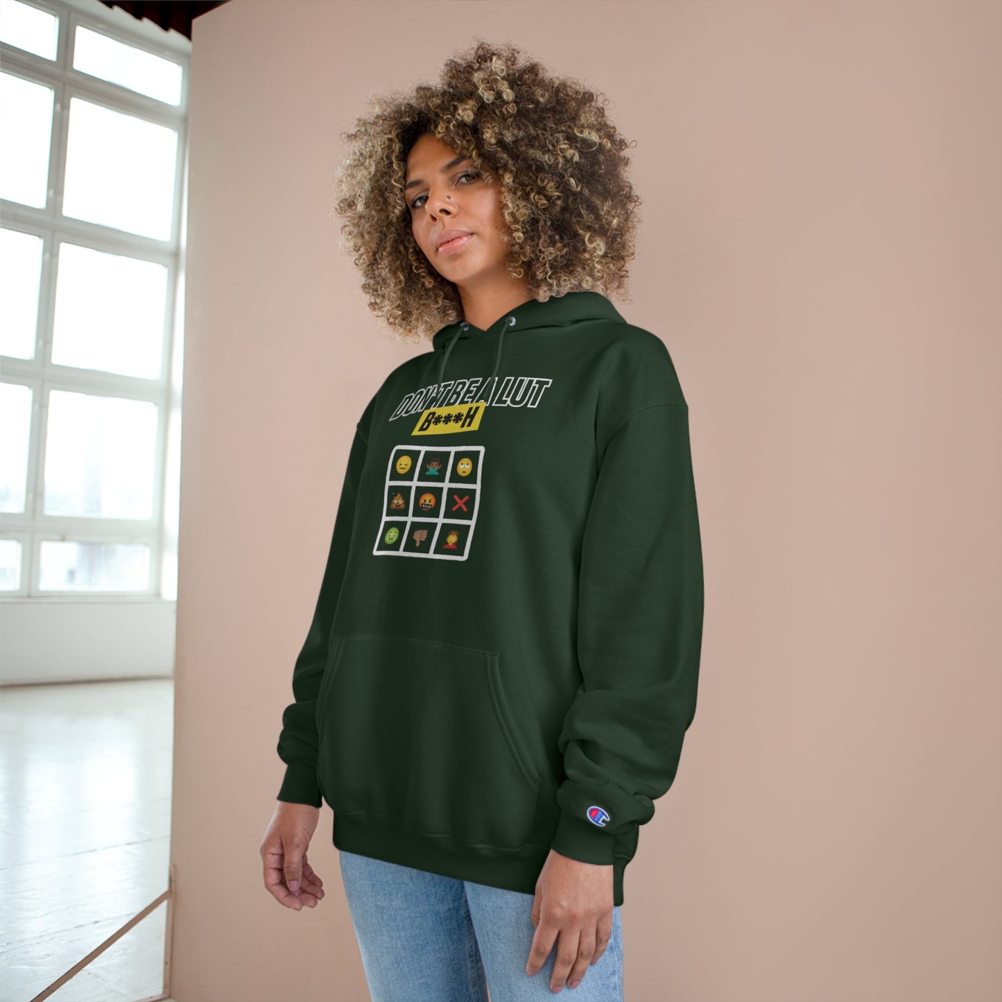 Lut B Emojis Champion Hoodie