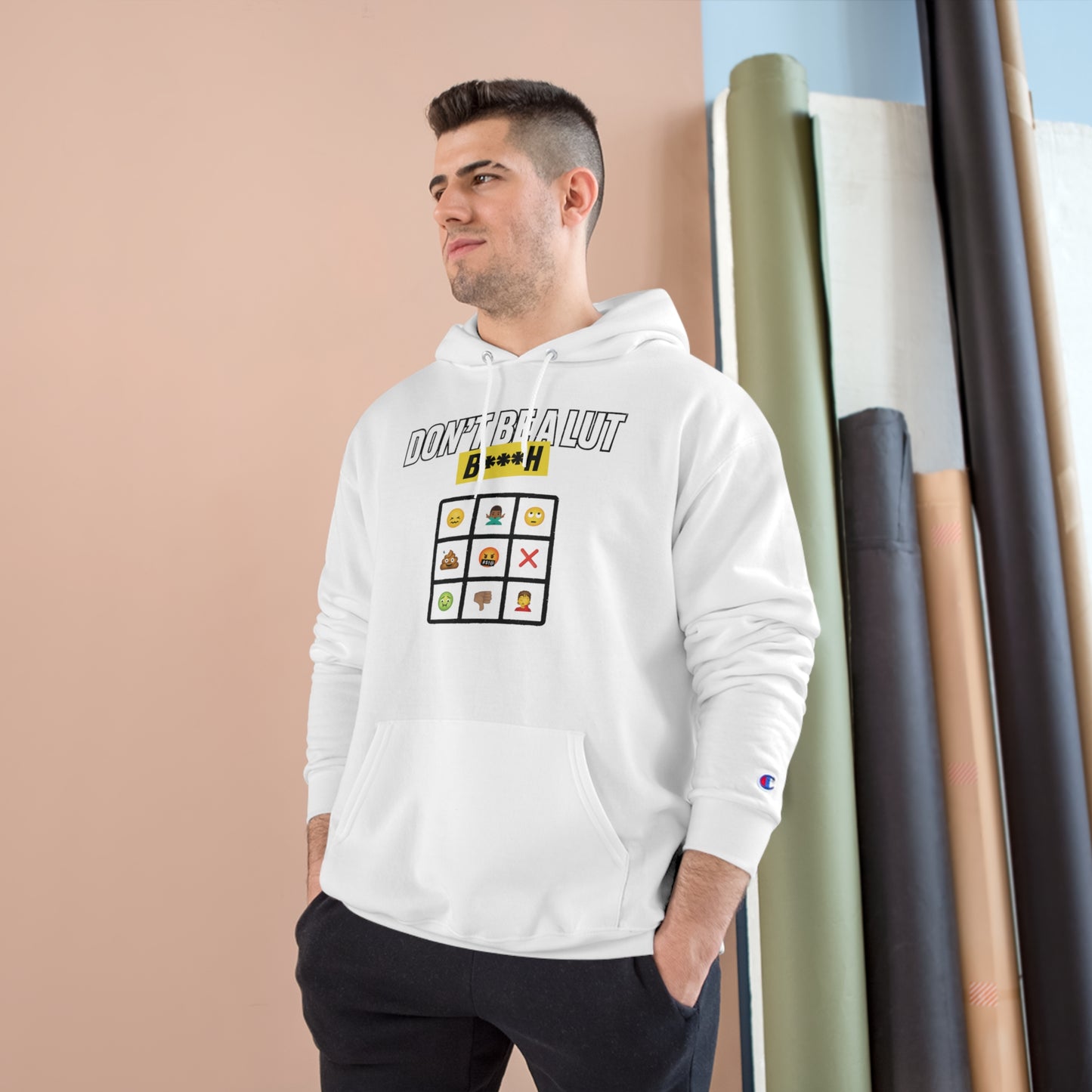 Lut B Emojis Champion Hoodie