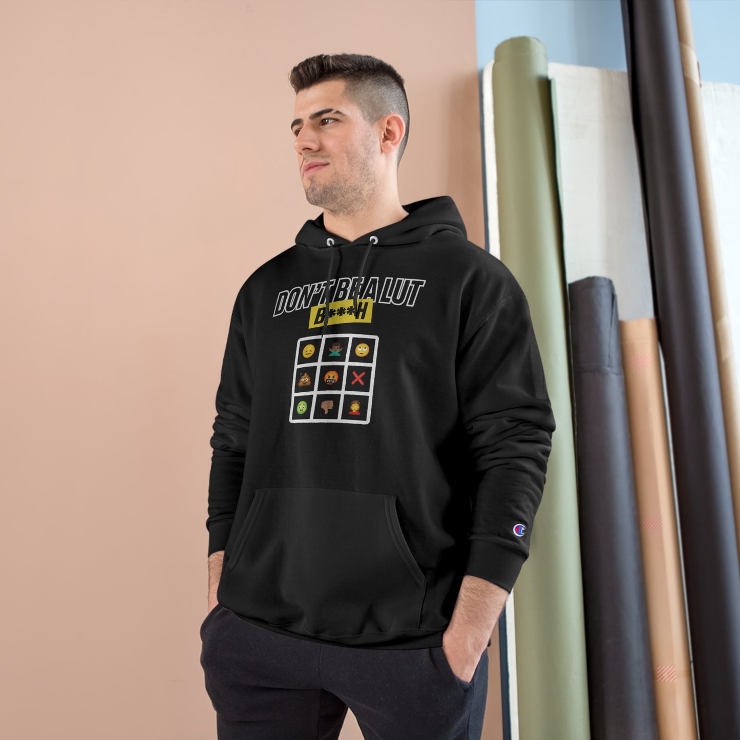 Lut B Emojis Champion Hoodie